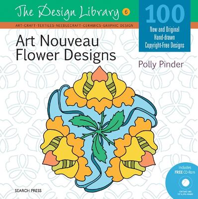 Design Library: Art Nouveau Flower Designs (DL06) book