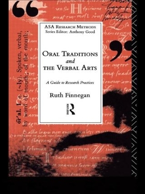 Oral Traditions and the Verbal Arts book