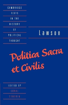Lawson: Politica sacra et civilis book