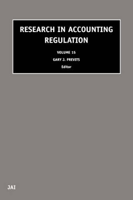 Research in Accounting Regulation by Gary Previts