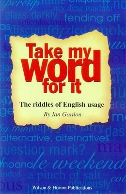 Take My Word for it book