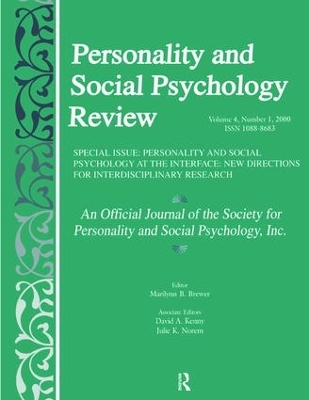 Personality and Social Psychology at the Interface by Marilynn B. Brewer