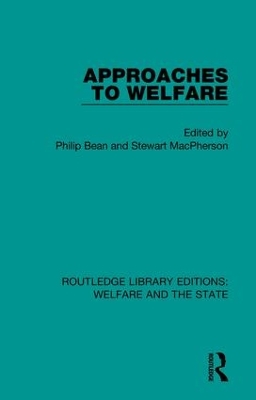 Approaches to Welfare book