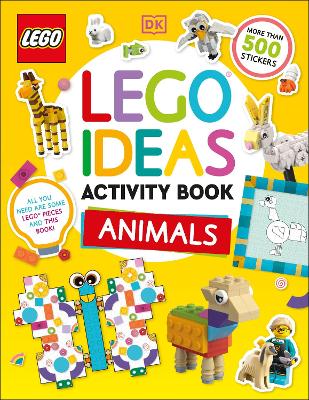 LEGO Ideas Activity Book Animals: Packed with LEGO Building and Sticker Activities and Fun Facts. With 500+ Stickers! book