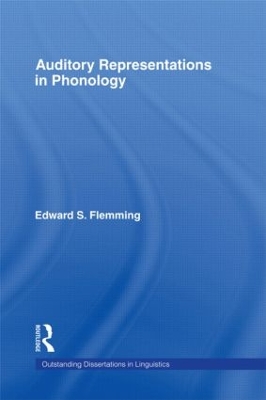 Auditory Representations in Phonology book
