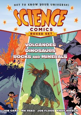 Science Comics Boxed Set: Volcanoes, Dinosaurs, and Rocks and Minerals book