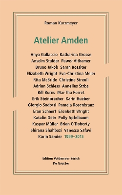 Atelier Amden: 1999–2015 book