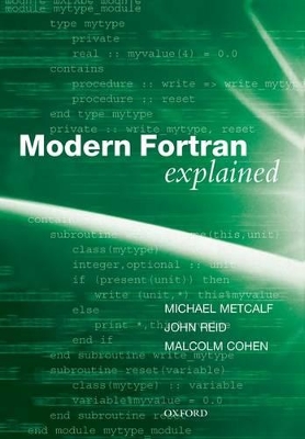 Modern Fortran Explained by Michael Metcalf