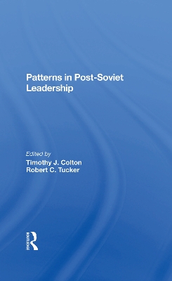 Patterns In Postsoviet Leadership book