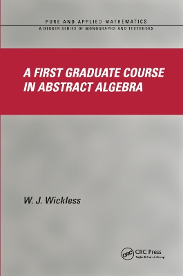 A First Graduate Course in Abstract Algebra book