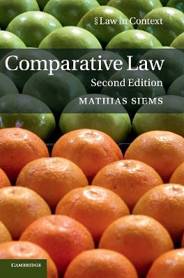 Comparative Law by Mathias Siems