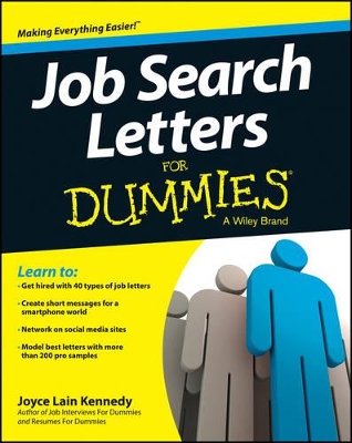 Job Search Letters for Dummies book