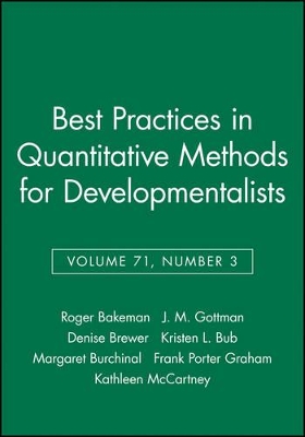 Best Practices in Quantitative Methods for Developmentalists book