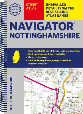 Philip's Navigator Street Atlas Nottinghamshire book