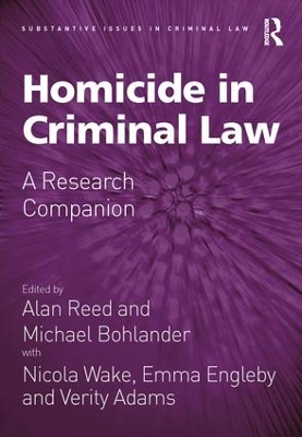 Homicide in Criminal Law book