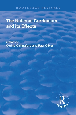 National Curriculum and its Effects book