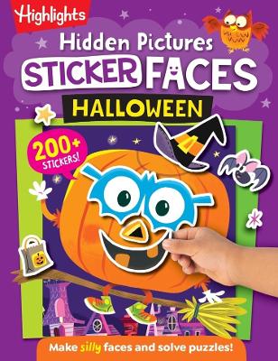 Hidden Pictures Sticker Faces: Halloween book
