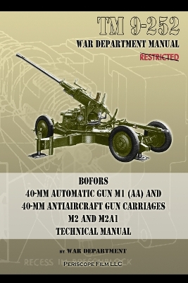 TM 9-252 Bofors 40-mm Automatic Gun M1 (AA) and 40-mm Antiaircraft Gun Carriages: M2 and M2A1 Technical Manual book