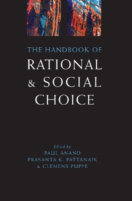 Handbook of Rational and Social Choice book