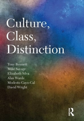 Culture, Class, Distinction book