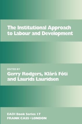 Institutional Approach to Labour and Development book