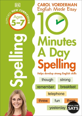 10 Minutes A Day Spelling KS1 book