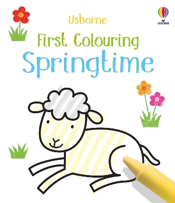 First Colouring Springtime book