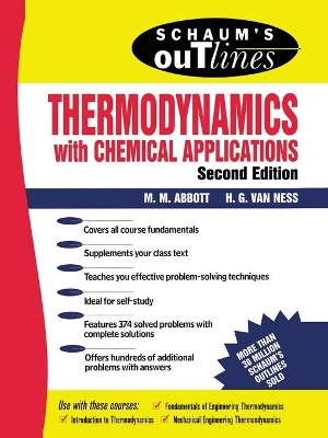 Schaum's Outline of Thermodynamics With Chemical Applications book