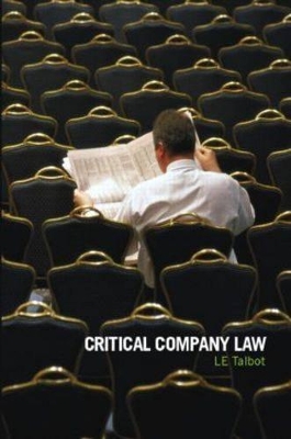 Critical Company Law by Lorraine Talbot