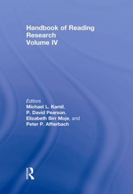 Handbook of Reading Research by P. David Pearson