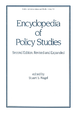 Encyclopedia of Policy Studies book