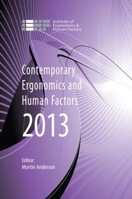 Contemporary Ergonomics and Human Factors 2013 book