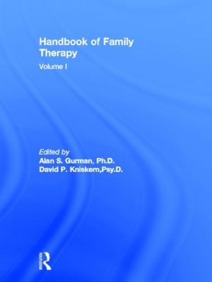 Handbook of Family Therapy book