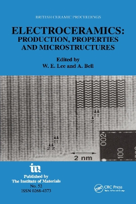 Electroceramics - Production, properties and microstructures book