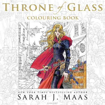 Throne of Glass Colouring Book book