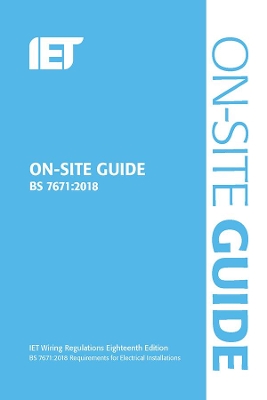 On-Site Guide (BS 7671:2018) book