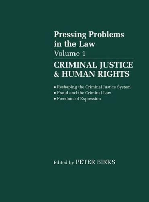 Criminal Justice and Human Rights book