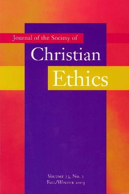 Journal of the Society of Christian Ethics by Christine E. Gudorf