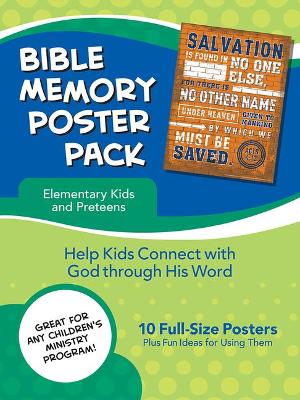 Bible Memory Poster Pack for Elementary Kids book