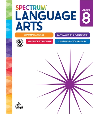 Spectrum Language Arts Workbook, Grade 8 book