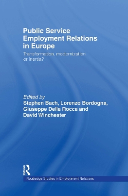 Public Service Employment Relations in Europe by Stephen Bach