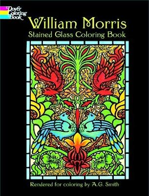 William Morris Stained Glass Coloring Book book