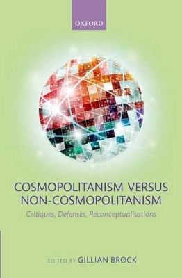 Cosmopolitanism versus Non-Cosmopolitanism book