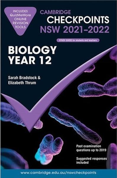 Cambridge Checkpoints NSW Biology Year 12 2021-2022 book