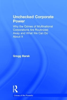 Unchecked Corporate Power book