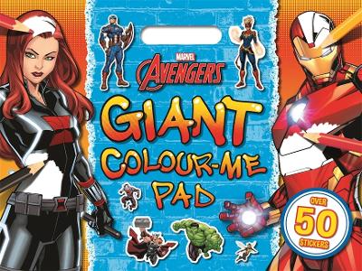 Marvel Avengers: Giant Colour Me Pad book