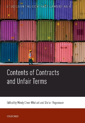 Contents of Contracts and Unfair Terms book