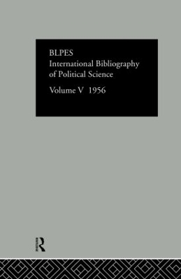 International Bibliography of Political Science book