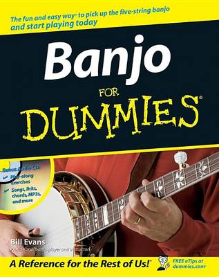 Banjo For Dummies by Bill Evans
