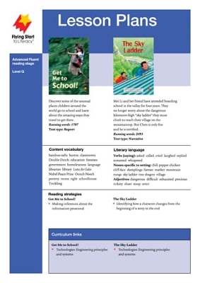 Lesson Plan - Get Me to School! / The Sky Ladder book